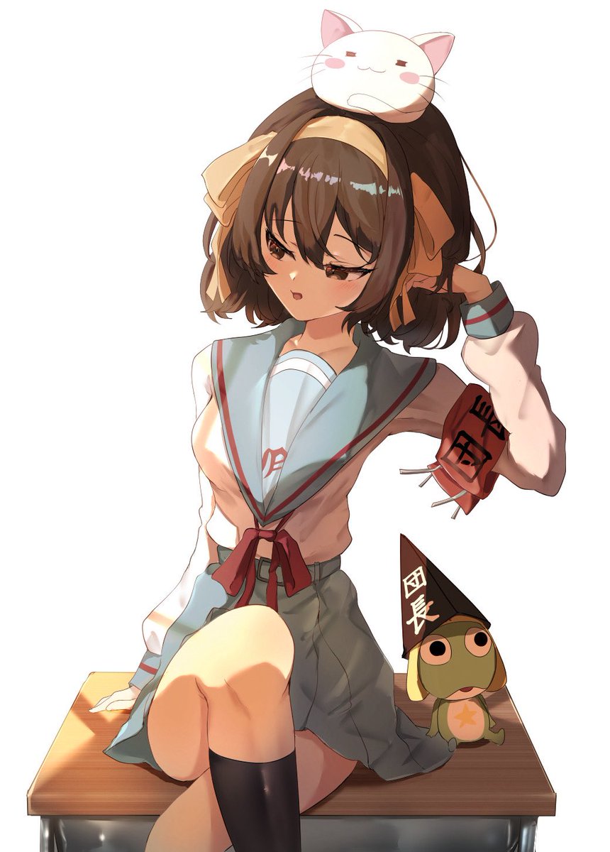 sasaituki's tweet photo. ダウナーハルヒ
「授業めんどくさいわね〜」 https://t.co/LQg9TXx5Jn