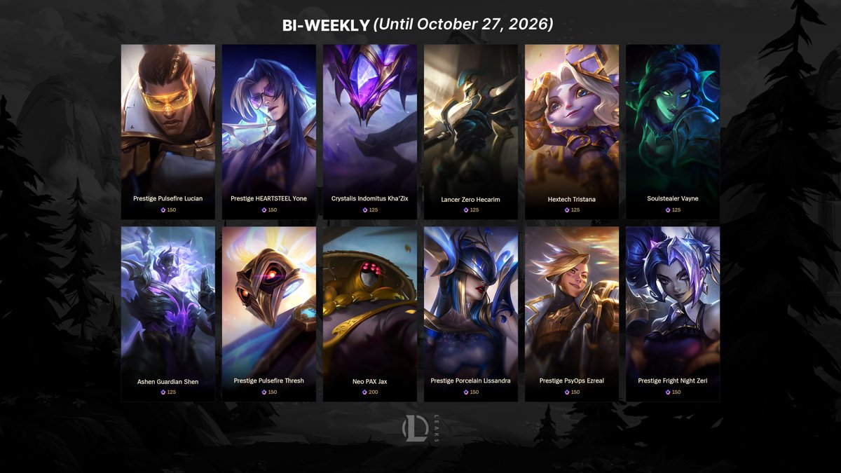 New Bi-Weekly Mythic Shop Rotation 💰