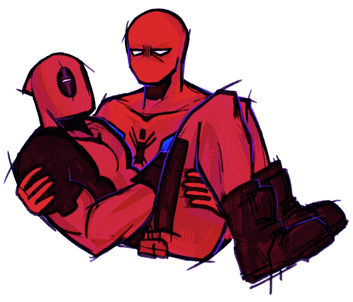 dickeater9993's tweet photo. #spideypool https://t.co/cTGQnjniGu