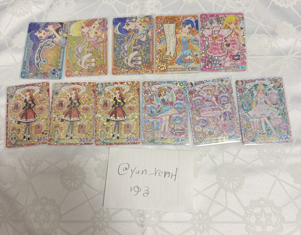 yun_renrl's tweet photo. アイカツアンコール アイカツ 譲渡 交換 買取

被りがたくさんあってN/50~100,R/100-250にてお引取りしてくれる方いませんか😭

♥ PayPayでのお取引希望
♥ 郵送
検索からお気軽にお声掛けお待ちしております🙇🏻‍♀️ https://t.co/qlnswtl93K