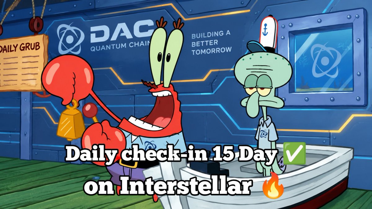 Genzhero1's tweet photo. 🗓️ Day 15

The streak continues 🔥
Every check-in adds another small piece to the journey.
🔹Stay active
🔹Earn QE
🔹Unlock badges
Keep building @dac_chain 

⭐ Don't forget to play CHIP ENTROPICO ⤵️

🌐 https://t.co/atFE8NJbVj

#DAC $DACT https://t.co/v7u70idgT1