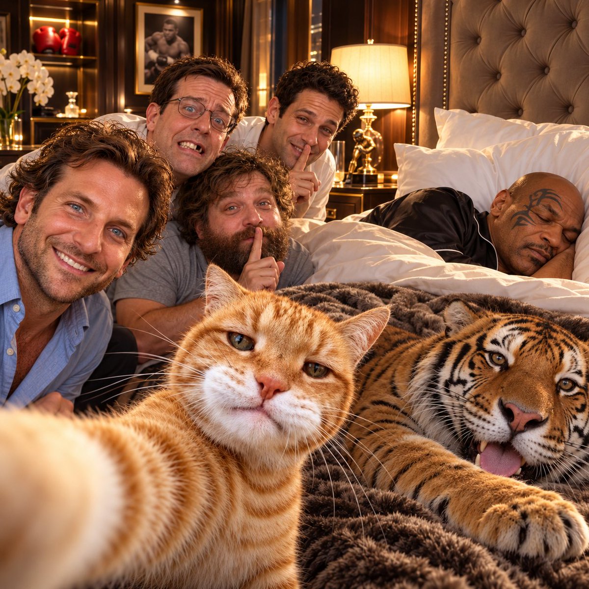 wixersol's tweet photo. Me and the bros at Mike Tyson's house https://t.co/PSWyVq8dvI