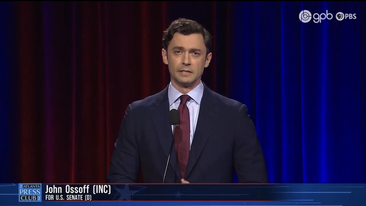 PollTracker2024's tweet photo. #GeorgiaSenate
Senator Jon Ossoff (D-GA) pledges to serve his full term in the US Senate if re-elected during debate.
Ossoff also reiterates that he has no interest in running for president. https://t.co/VXp3taHDnc