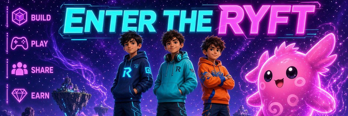 RyftKids's tweet photo. Thank you all for helping us hit our first 100 Followers. Super stoked and celebrated with new branding. Let us know your thoughts? https://t.co/1Ikp3DdWB6