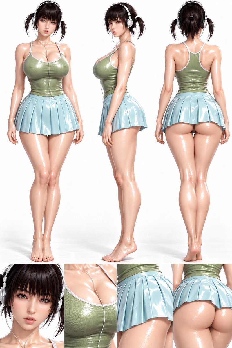 LuxeMuseArt's tweet photo. Minami Mimi, Koyanagi Ai, Ichijo Hanami, Sasaki Yuika | Umemaro 3D https://t.co/Tk7kUB1T5X