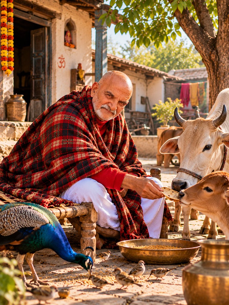 ShreeNeemKaroli's tweet photo. बाबा का प्रेम हर जीव के लिए समान था ❤️🐄
#ShahExposesRahul https://t.co/o3E6j4YTJj