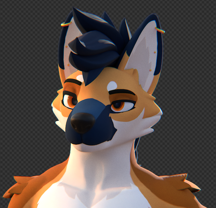 AlkalineCanid's tweet photo. One more post today before I go radio silent for a bit again, but just wanted to share some face rig/improvement stuff i've been doing for my main model

Even though I'm far too busy these days to make more characters, I've been slowly trying new things so I don't get rusty lol https://t.co/g6DF2n6fBw