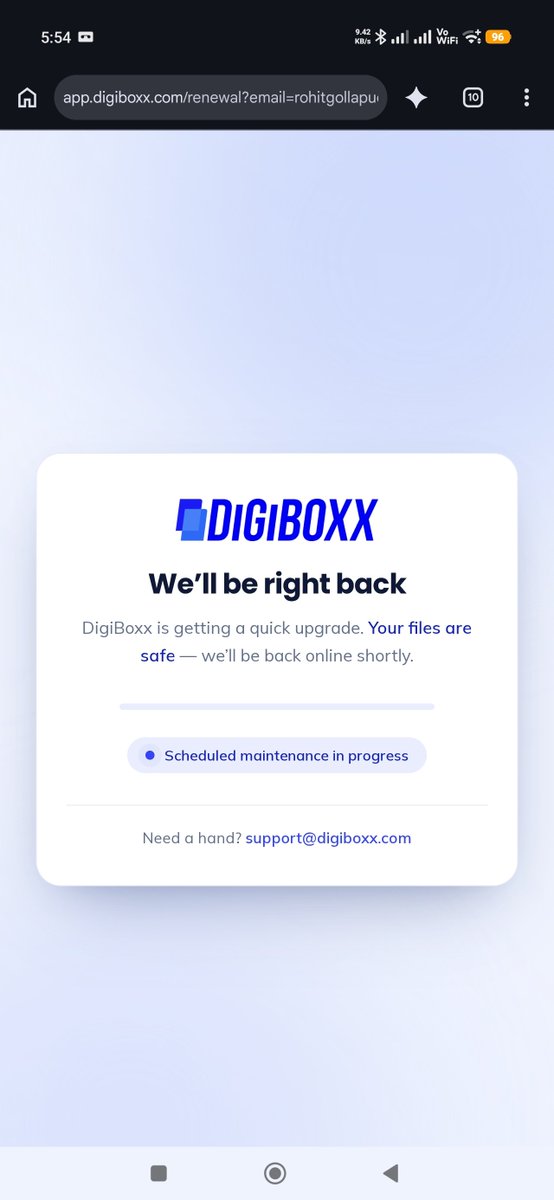 rohit_nmg's tweet photo. It's been twoo days I couldn't access the files, when is the quick upgrade completing??
@TheDigiboxx https://t.co/YQKs0oTv2V
