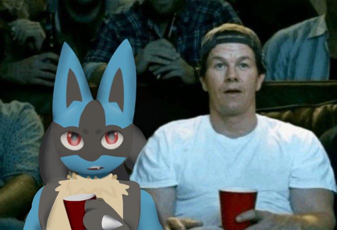 MorfisOm's tweet photo. watching my artist friend draw a lucario for the first time https://t.co/8keiMBJsNG