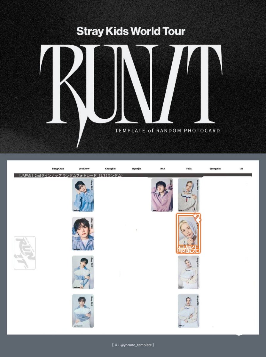R7_riko's tweet photo. StrayKids SKZ スキズ RUN IT POPUP ランダムフォトカード  交換

【譲】画像1 🐺🐖🐰🐶

【求】画像2 🐥>>🐰🐿️

都内手渡し(23日代官山手渡し可能)または郵送
まとめての交換優先
よろしくお願いします🙇‍♀️ https://t.co/ZFZkttt0lU