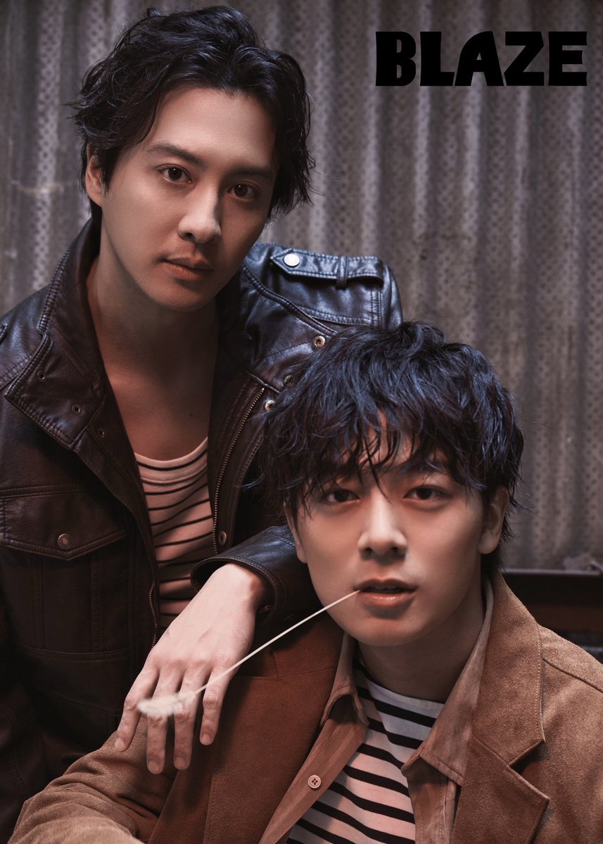 boyslovehub's tweet photo. #DutyFirstKissLater’s Shu Watanabe and Ryu Saito for BLAZE. https://t.co/wBUwLu3uto