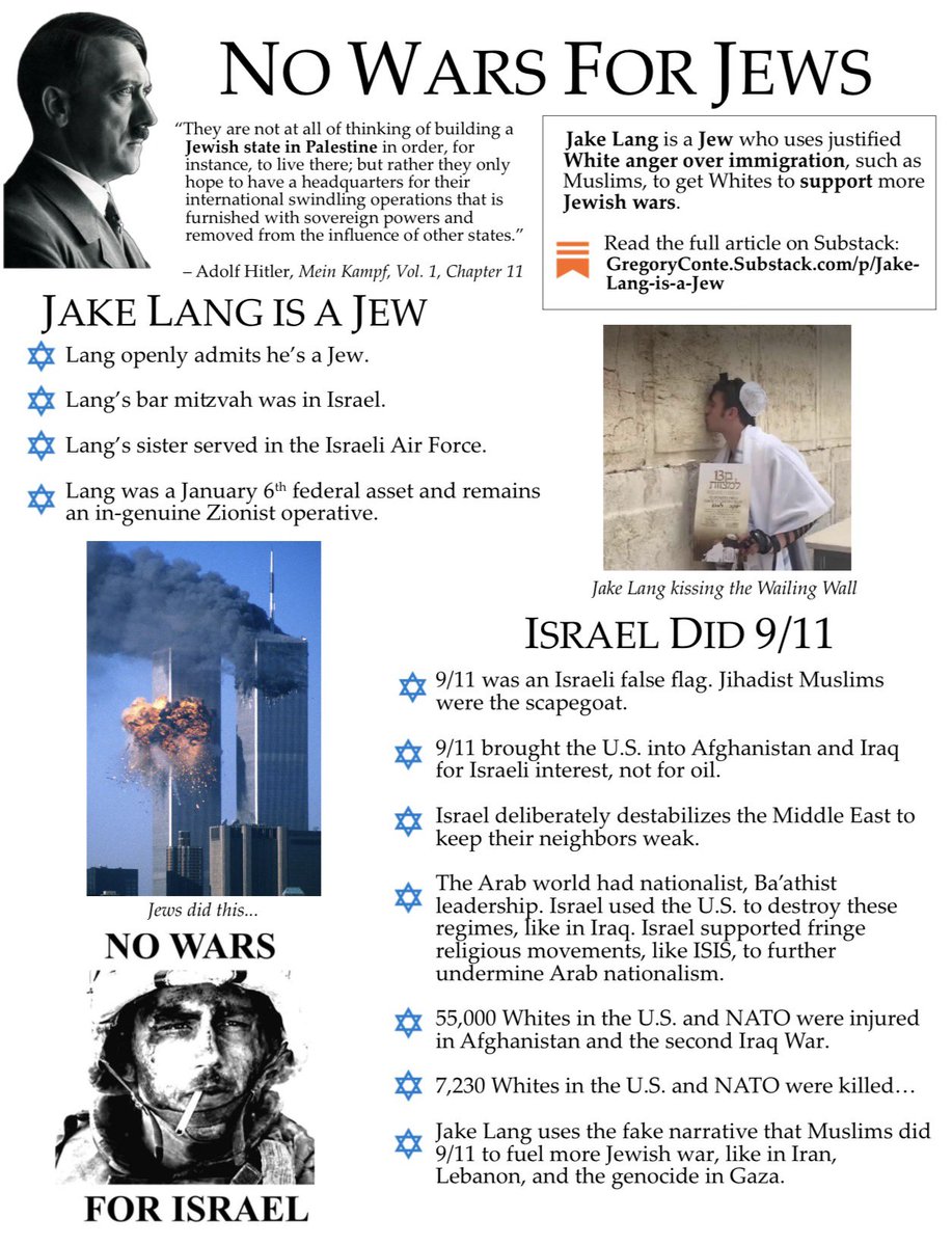 LegalMeansRev's tweet photo. @420groyp @JakeLang We don’t just “call Jake Jewish.” Jake Lang IS Jewish! https://t.co/EnFnp04Woh
