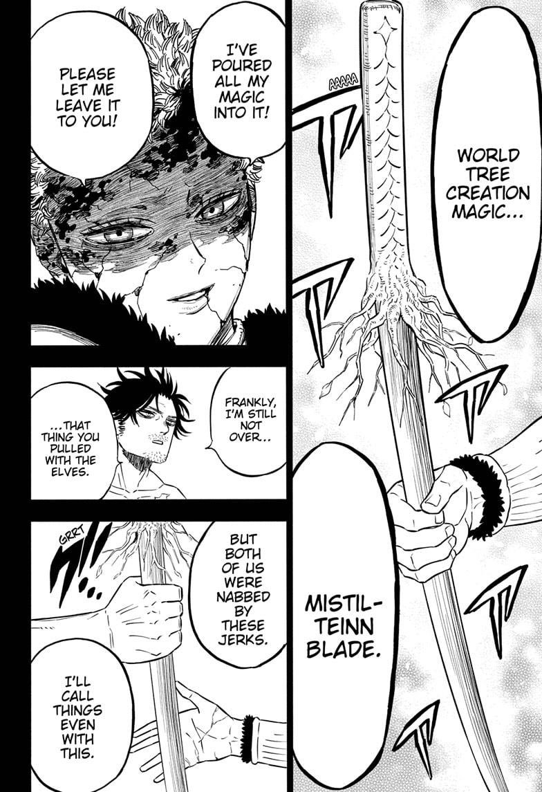 BlacktyonteXavi's tweet photo. Yami body basically changing into like devil host!!! William has come in clutch and blessed Yami with World Tree Creation magic sword. https://t.co/Nz7KSOi5S7