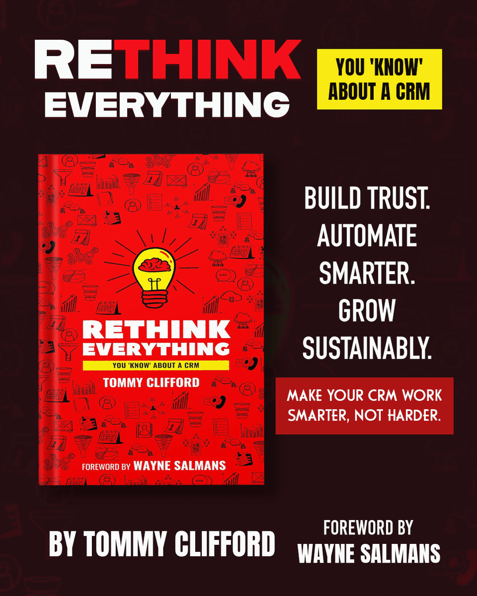 ARTofWriting's tweet photo. Is your CRM helping your business grow or just storing customer data? Discover how smarter strategy, automation, AI, and personalization can transform your CRM. By @‌tommytrc

Available on - Amazon https://t.co/yi7yQYPD8s