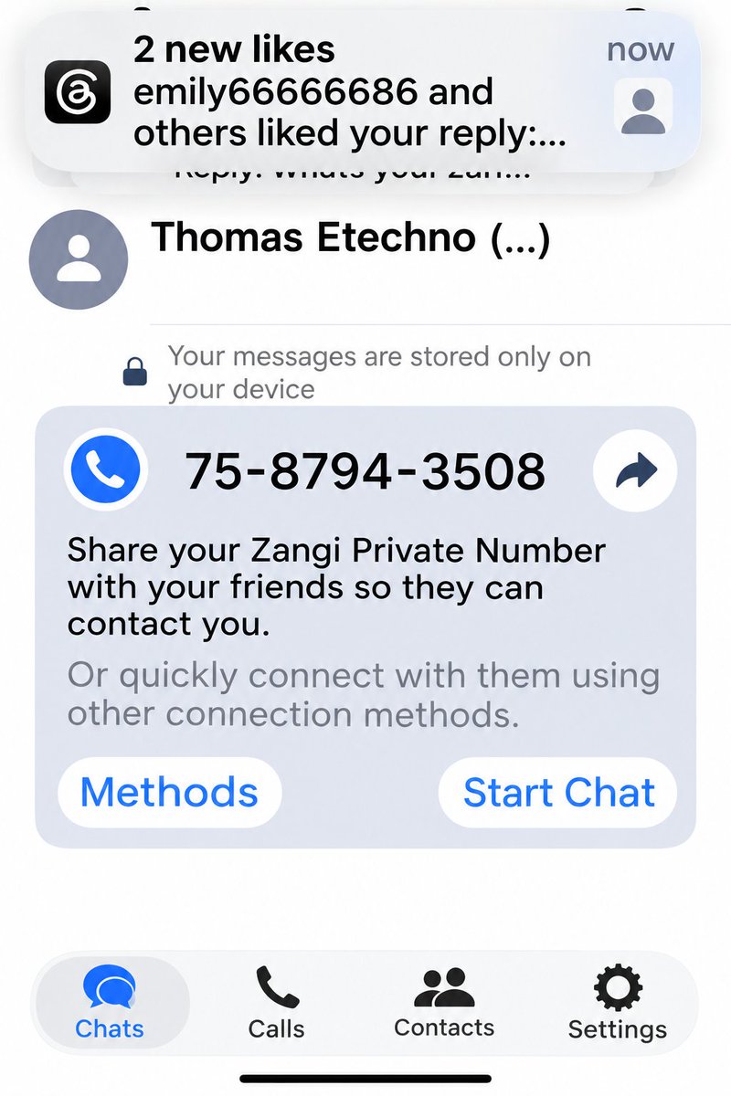 etechnologic's tweet photo. Tex me on Zangi https://t.co/WFYPET2Iwt