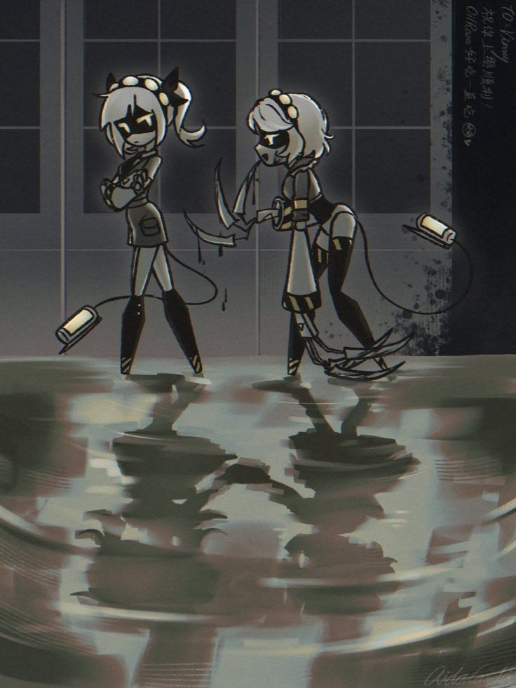 Blissartist221's tweet photo. don't look in the water

#murderdrones #murderdronesart #j #absolutesolver #glitch #digitalart #artsupport #notmywork https://t.co/eMzNT8Egjk