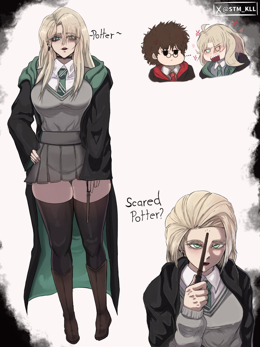 STM_KLL's tweet photo. "Draco Malfoy fem" 💀🌹 https://t.co/g4xhydBFac