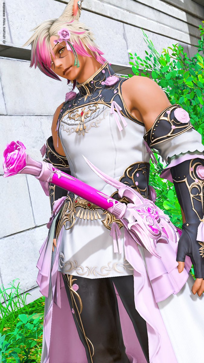Lisu_rody14's tweet photo. #FF14 #オスッテ 
日頃の感謝を込めちょちょいと作りました✌️かわちい褐色オスッテの𝑷𝒓𝒆𝒕𝒕𝒚ふりふりピンクをみろ！！！ https://t.co/OxI6gOOFkY