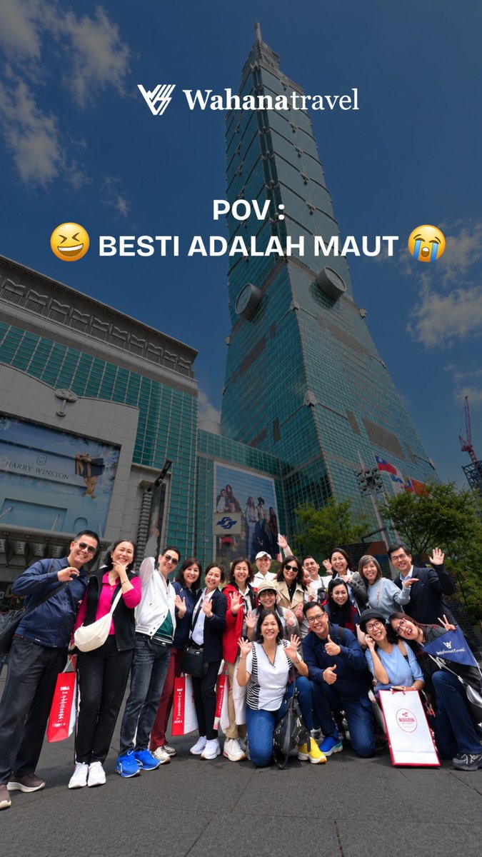 danielmielzika's tweet photo. Budget belum siap, bestie sudah ngajak jalan. Bahaya memang. Rencanakan perjalananmu bareng Wahana Travel. Tiket, hotel, sampai visa, semua beres! https://t.co/SJ43rUdZMV