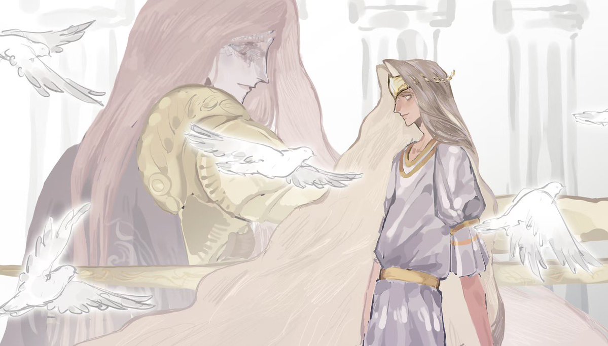 jvdulanmei's tweet photo. Dearest. #eldenring #malenia #miquella 
重传旧图 https://t.co/3GXbF1V4mA