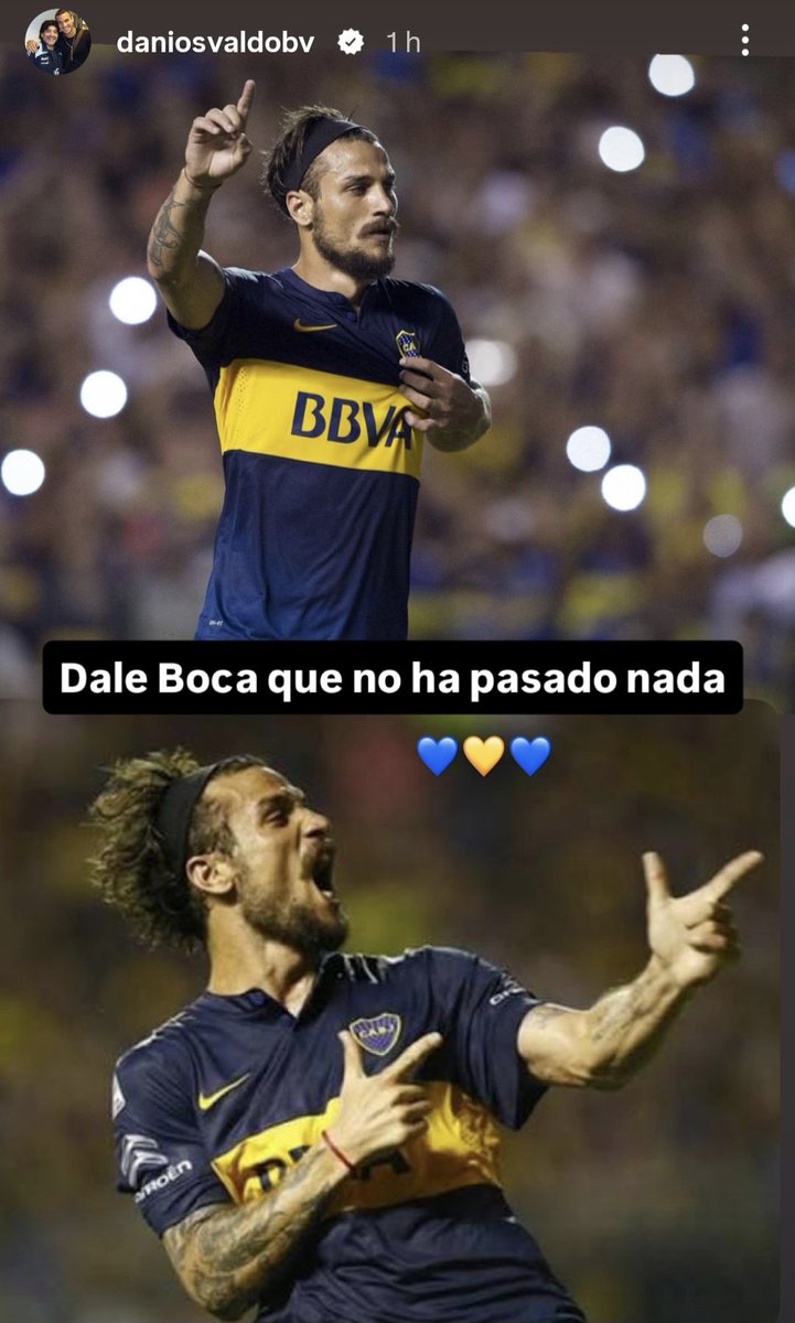 Pato_Bocaa's tweet photo. Así es Dani querido, la actitud del verdadero Bostero https://t.co/W1RZiQISRh