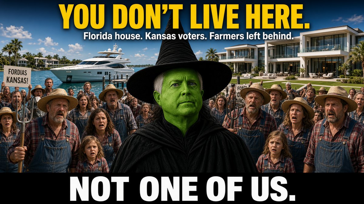 AndreeW54304423's tweet photo. KANSAS FARMERS ARE FED UP WITH SCAM ARTIST ROGER MARSHALL.
#rogermarshall #adamhamilton #kansas #midterms2026 #kansassenate #kansas #senate #happyhalloween #aipac #HamiltonForKansas #AdamHamilton #KSSen #KansasSenate #FlipKansas #RepublicansForHamilton #CommonGround #KansasFirst #PeopleOverPolitics #AffordabilityAgenda #FifthGenerationKansan