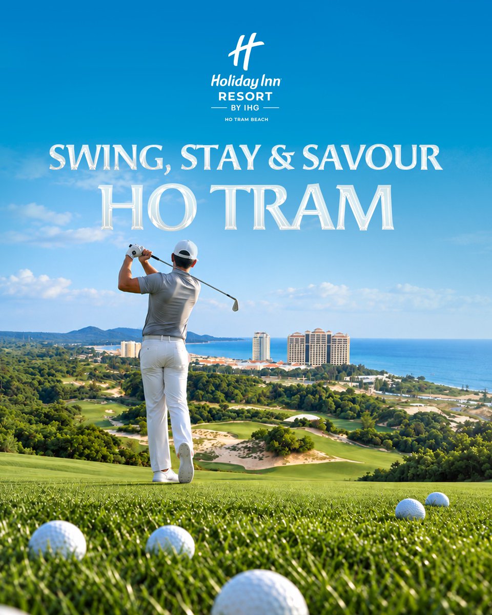 inaciolibanio's tweet photo. SWING, STAY &amp; SAVOUR HỒ TRÀM

Chơi 18 hố tại The Bluffs, thưởng thức ẩm thực đa dạng và tận hưởng kỳ nghỉ theo nhịp riêng. Play &amp; Stay từ 5. 538. 000++/đêm, ưu đãi 25% khi đặt từ 2 phòng, áp dụng Chủ Nhật–Thứ Năm đến 30/09. https://t.co/udwelevmrR