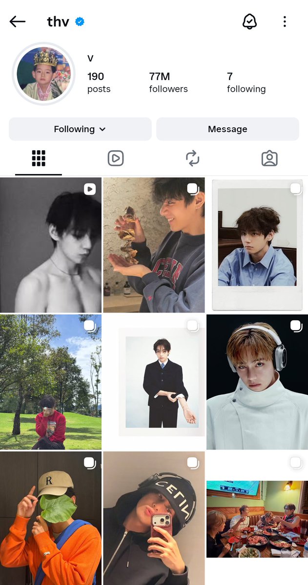 streamfortae's tweet photo. Taehyung (thv) has changed his profile picture on Instagram to baby Taetae 🥹

https://t.co/wrgHABCDlX https://t.co/p0gHZ7T4r6