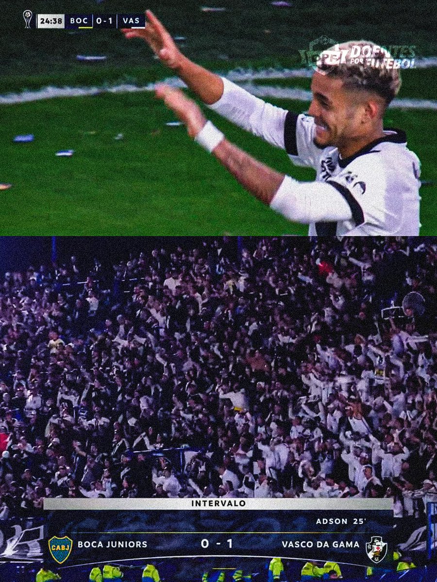 DoentesPFutebol's tweet photo. Grande primeiro tempo do Vasco em La Bombonera.

Dominou o jogo e abriu o placar com Adson. Vascão é MUITO favorito nesse duelo.

E os argentinos estão subestimando a torcida, achando que não vão lotar um Maracanã. Terão surpresa na volta.

Tem jogo pra rolar, mas começou bem... https://t.co/TM2eow4UAc
