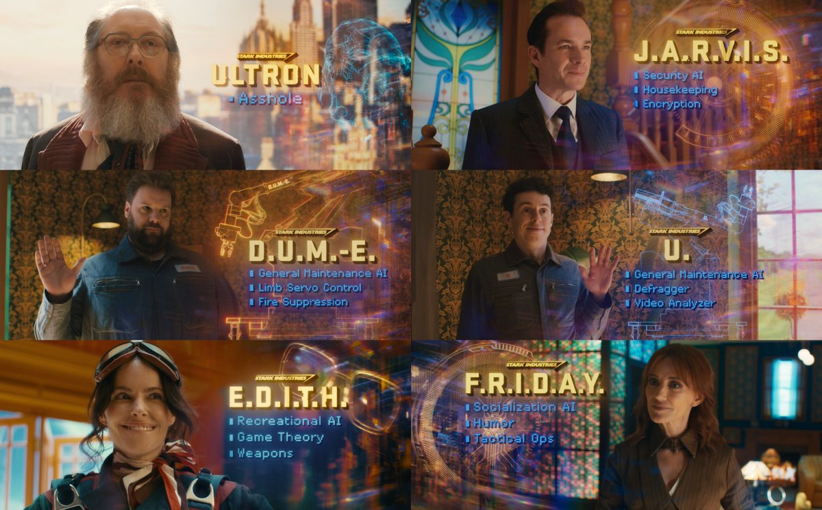 captaincupkick's tweet photo. All the other AI getting a full description while Ultron's is just "asshole" killed me 😭 thank god he's finally back  terrorizing everyone #VisionQuest https://t.co/f2yn4SauGx