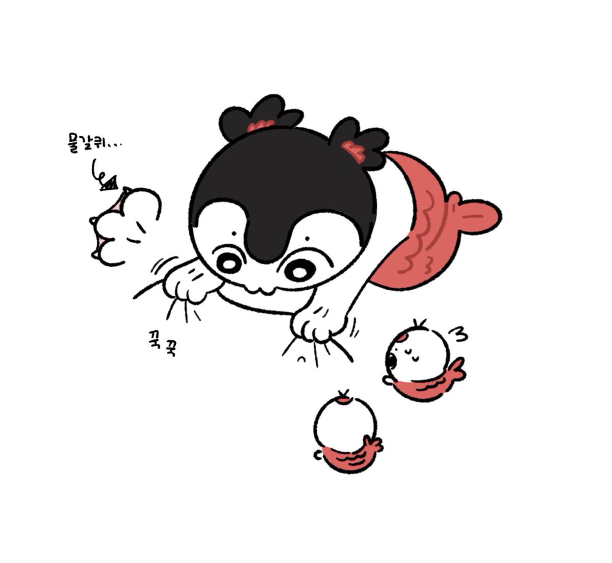 G0ngDal's tweet photo. 세이렌 꾹꾹이 https://t.co/PIol8qGGmV