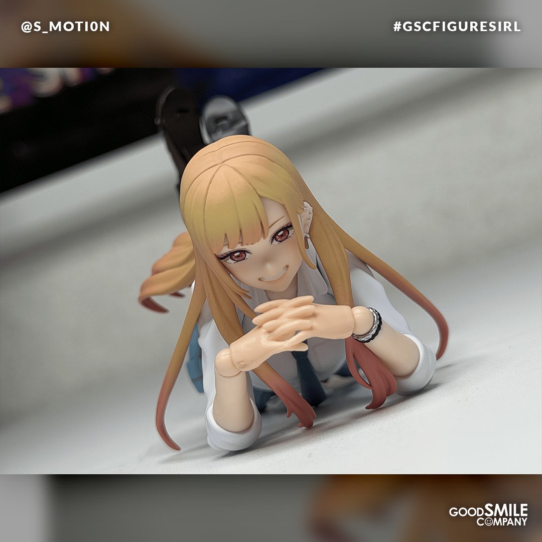 GoodSmile_US's tweet photo. “Well, do I look good?” Whether striking a pose or flashing her dazzling smile, figma Marin Kitagawa radiates pure, effortless charm in every single shot. Thank you for these gorgeous shots, s_moti0n on IG!

Use #GSCFiguresIRL for a chance to be featured!

#goodsmile https://t.co/tbkCkNR2dn