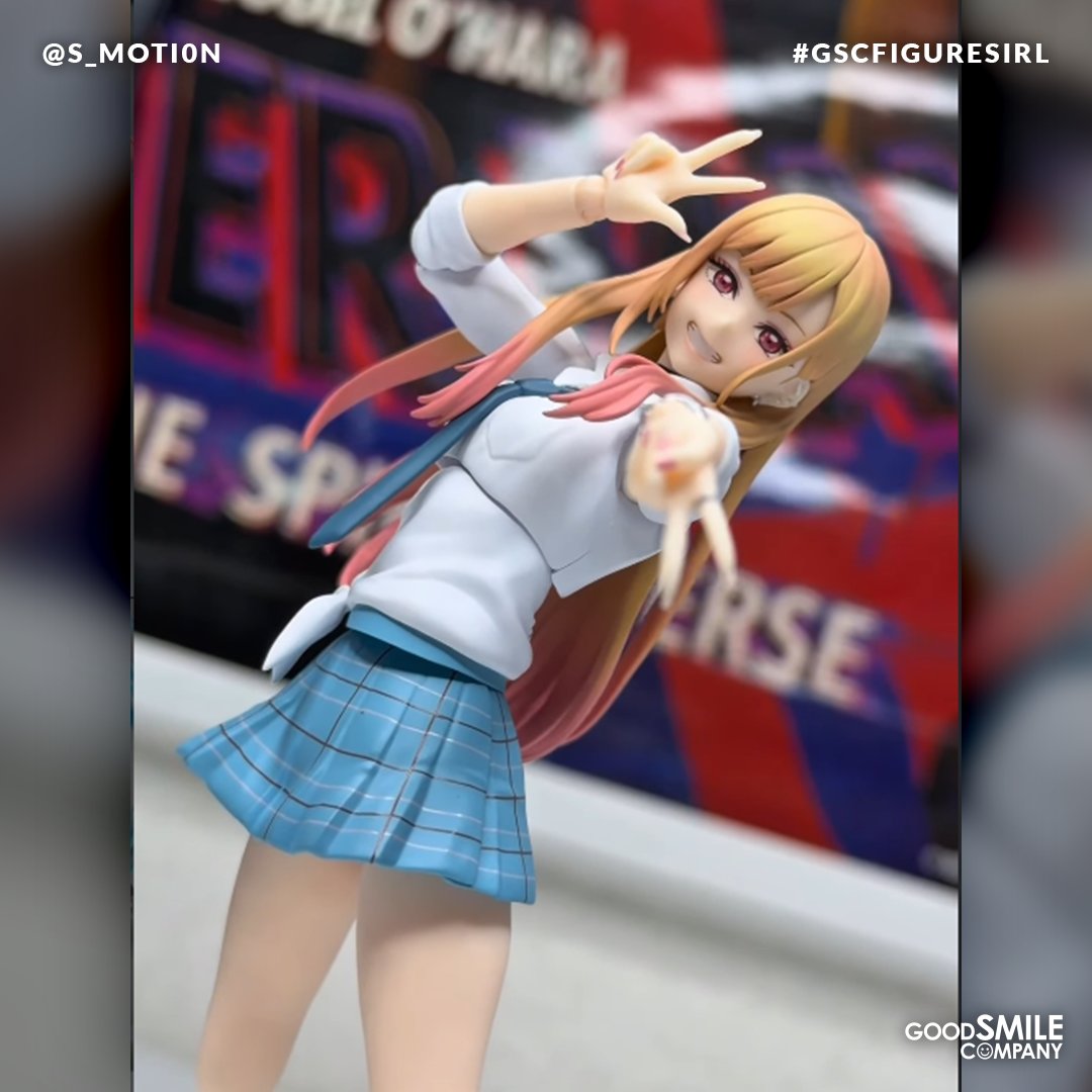 GoodSmile_US's tweet photo. “Well, do I look good?” Whether striking a pose or flashing her dazzling smile, figma Marin Kitagawa radiates pure, effortless charm in every single shot. Thank you for these gorgeous shots, s_moti0n on IG!

Use #GSCFiguresIRL for a chance to be featured!

#goodsmile https://t.co/tbkCkNR2dn