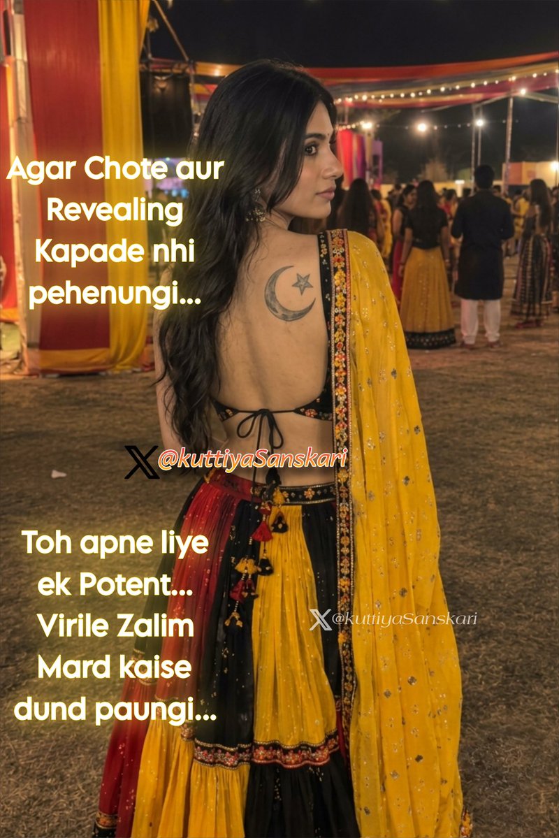 kuttiyaSanskari's tweet photo. It is not obscene to wear skimpy revealing cloths... Its a tradition for young fertile sanskari girls to attract Potent... Virile Zalim Mards... 💋🥵

#sanskari #hotwife #chudai https://t.co/hlf0ghwx4t