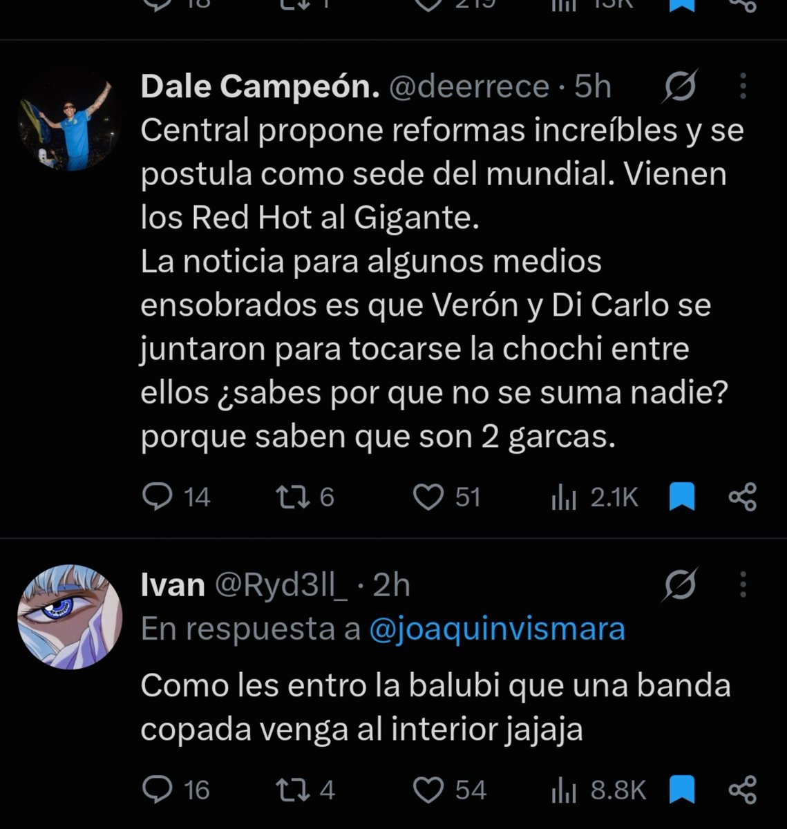 UrrutiaValen's tweet photo. Bueno, disfrutemos de los boludos que se pensaron que molestaba que el show fuera en el interior(? Dos pusieron la cuenta en candado https://t.co/L5ZcJqTlKJ
