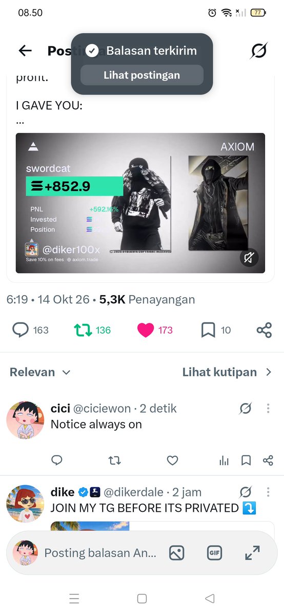 ciciewon's tweet photo. @dyknoir 7tGHR4dNZu9m3buAFHznNFneRoxXaGwfXHJe2xXCS9Ka https://t.co/wb49IJR5uW