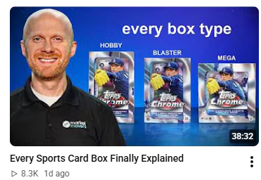 CanadianClctr's tweet photo. So I'm not saying @MarketMoversApp copied my video, but a few weeks ago I posted a video called "Retail vs Hobby — Boxes Explained - Sports Cards for Beginners" video and then yesterday they did the same, with a very similar thumbnail.... https://t.co/UI6n03EVcI