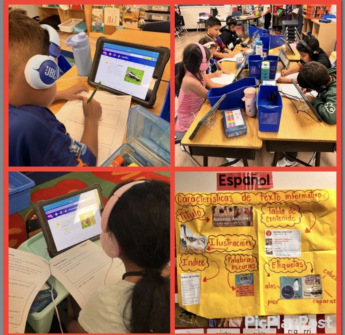 pinilla_thinks's tweet photo. ⭐️ 🎃 October learning- I’m “all
ears” during reading &amp; math centers/small groups! It takes team work to #RISDDreamOn and reach our academic goals. We’re also writing about nocturnal animals using text features &amp; technology @PebbleGoHQ . @RichardsonISD ⭐️ #firstgrade #bilingual https://t.co/Ot3BYecfpz