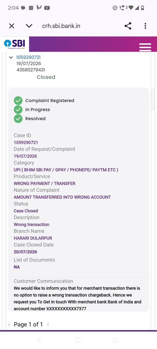 SavirHusan's tweet photo. What a joke! @TheOfficialSBI closed my case (ID:1059290721) telling me to contact receiver bank @BankofIndia_IN . Now BOI sends automated email telling me to visit branch! As an NRI staying outside India, how can I visit branch? Absolute lack of coordination! @RBI @FinMinIndia https://t.co/vC6wo59Fux