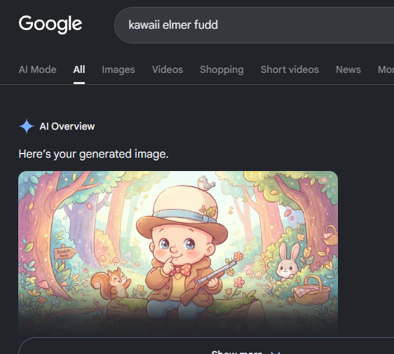 Tooncakes's tweet photo. I LITERALLY DIDNT ASK YOU TO GENERATE ANYTHING????? https://t.co/LXNznJhgew