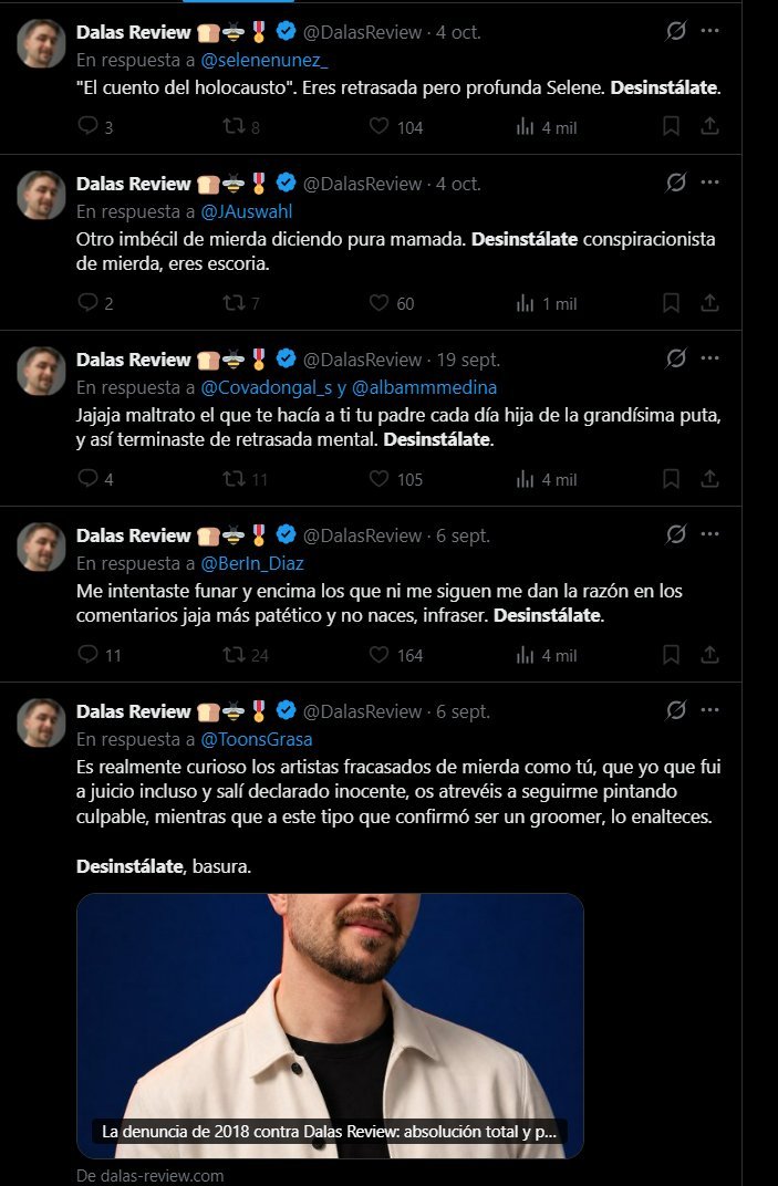 Doompopkiller's tweet photo. @siempreanap @Locax_mae @DahWojak @DalasReview El simple hecho de esmerarse a defender a un imbecil hipocrita y enfermo ya dice mucho de que no estás muy bien de la cabeza.

Ala, ahí te va una defensa a la pederastia, una minimización a un caso de abuso y múltiples incentivos y amenazas al suicidio. https://t.co/ofxMFDh9BH