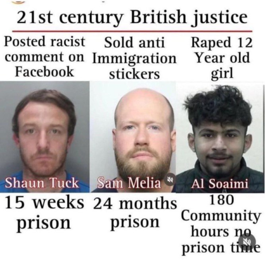 Paulqsiphm's tweet photo. @flutterlarper @Memetic_Hazard_ @MarxoidNess 60.000+ people in UK arrested over social media posts, average sentence was 2.6 years in jail for noticing the gov importing and police escorting hundreds of niggers daily.

Average sentence for rape of a minor for niggers was 5 months/community service

We will send you to hell https://t.co/DogaNUeDnE