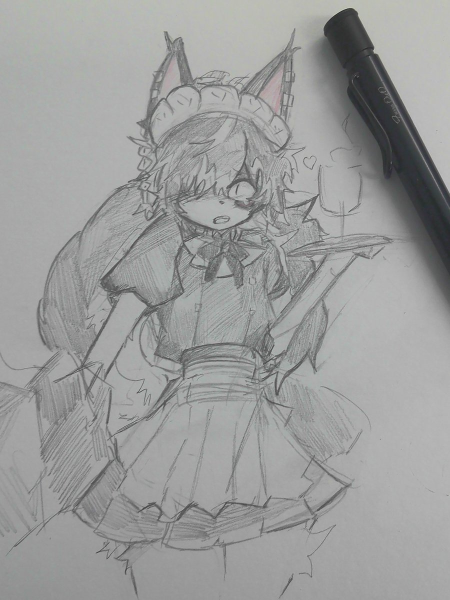 dukkeobi1261956's tweet photo. #arknights #명일방주 #明日方舟 #furryart  메이드복 "아"
maid aak https://t.co/8jFPy3q1pP
