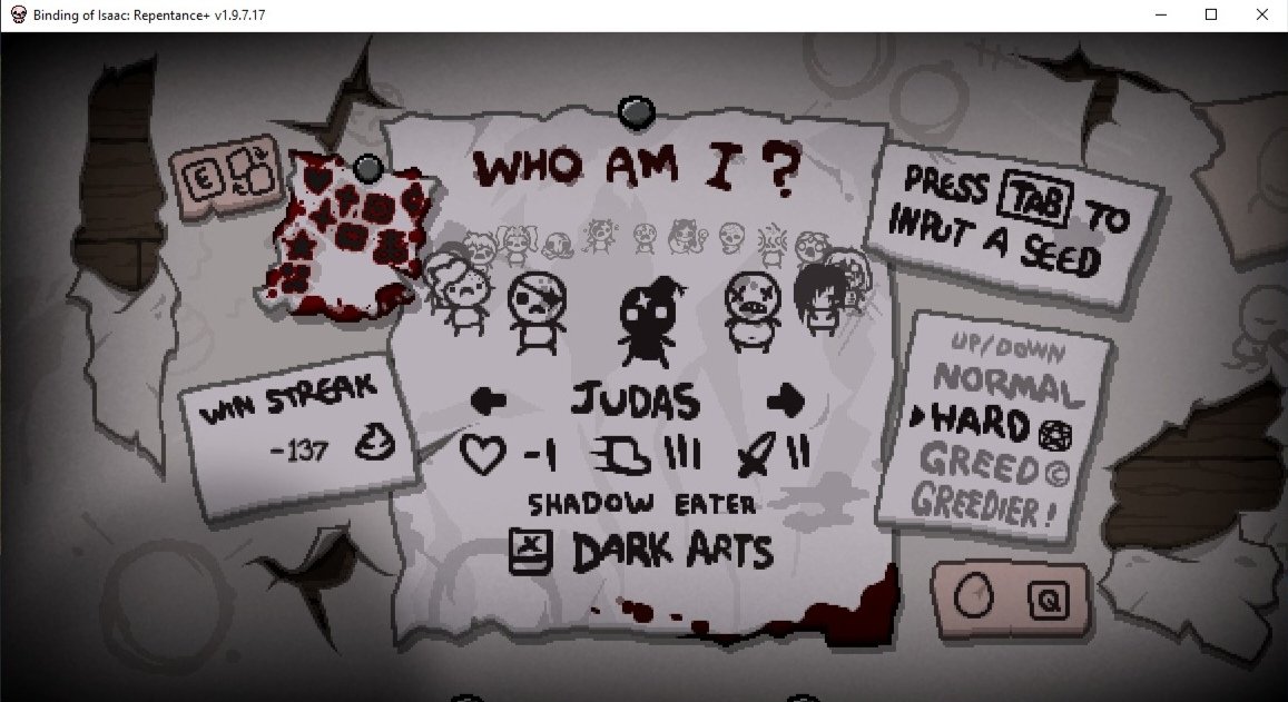 Skorpdulf's tweet photo. @twisteddrawz @Dwanko3 Tuve que buscar el desbloqueo para ver si ya lo tenía, y al parecer solo tengo mal rng xD ( el fckin tainted The Lost me tiene la ws en la sht) https://t.co/6mi0tbAf3A