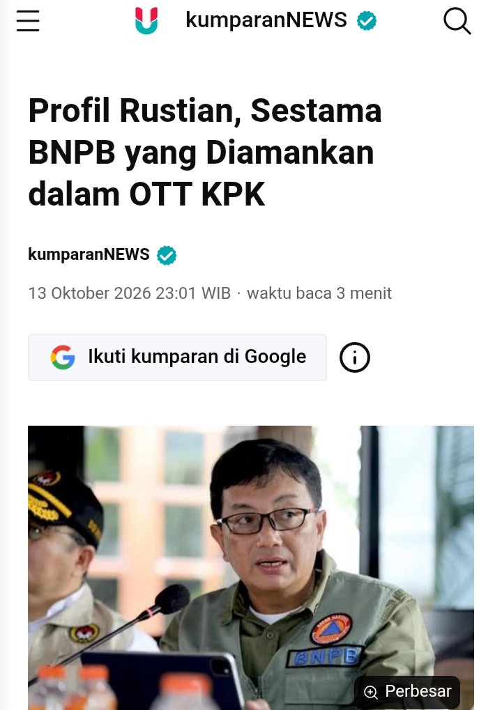 BANGSAygSUJUD's tweet photo. Benar Presiden @prabowo Dunia PERMALINGAN sangat parah

Terbukti, 81 tahun merdeka masih banyak rakyat hidup miskin

Saat bencana melanda, SESTAMA BNPB &amp; 14 orang di-OTT KPK, Korupsi Pengadaan &amp; Dana Kebencanaan BNPB

Diamankan uang Rp 1,4 M &amp; emas

Kurang setan apalagi mereka? https://t.co/vA17psSc80