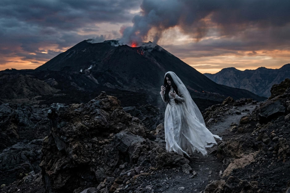Ánimas recorren Volcán de Pacaya en “Senderos de Leyendas 2026”