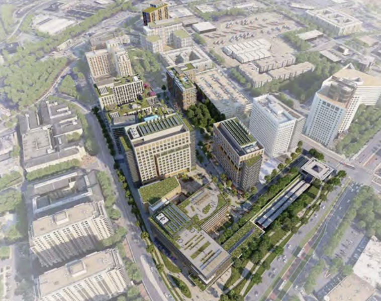 TODNewsHub's tweet photo. BIG PLANS FOR NORTH BETHESDA.

Metro is moving toward a deal with Hines to transform 13.9 acres beside the Red Line into “The Nexus,” a massive transit-oriented district featuring:

• A new north Metro entrance
• 2+ million square feet
• 809 homes
• 930,000 square feet of life-science space
• 100,000 square feet of retail and commercial space
• The @UofMaryland Institute for Health Computing

Nearly $119 million in public funding has been identified for infrastructure, the station entrance and the institute.

This is how you turn a Metro station into an economic engine.