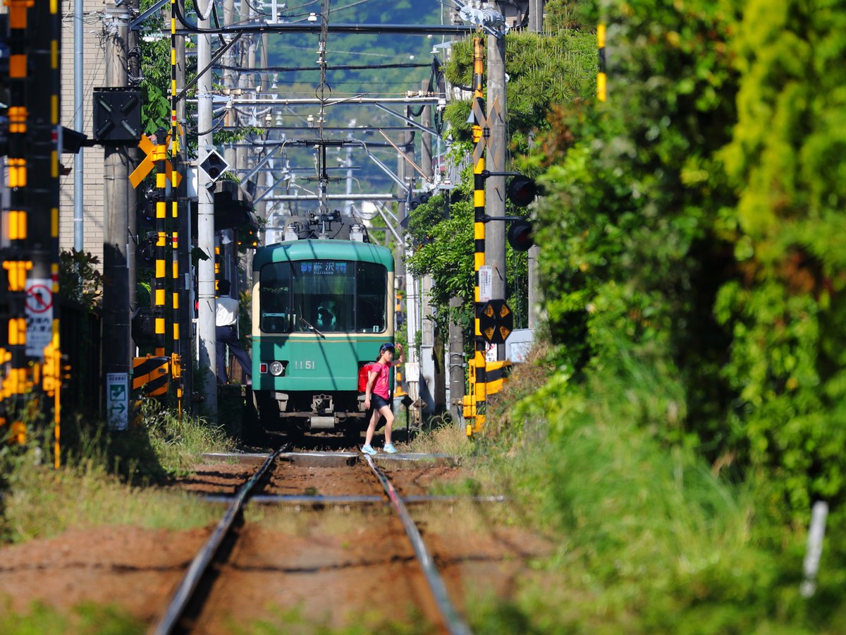 Enoden_official's tweet photo. 本日10月14日（水）は、鉄道の日。

1872年のこの日、新橋～横浜間に日本で最初の鉄道が開通したことにちなみます🚂
#江ノ電 が走り始めたのは、その30年後のこと。

これまでも、これからも、
この地に住まうひと、訪れるひとを支えてまいります。 https://t.co/NB8braTMwf