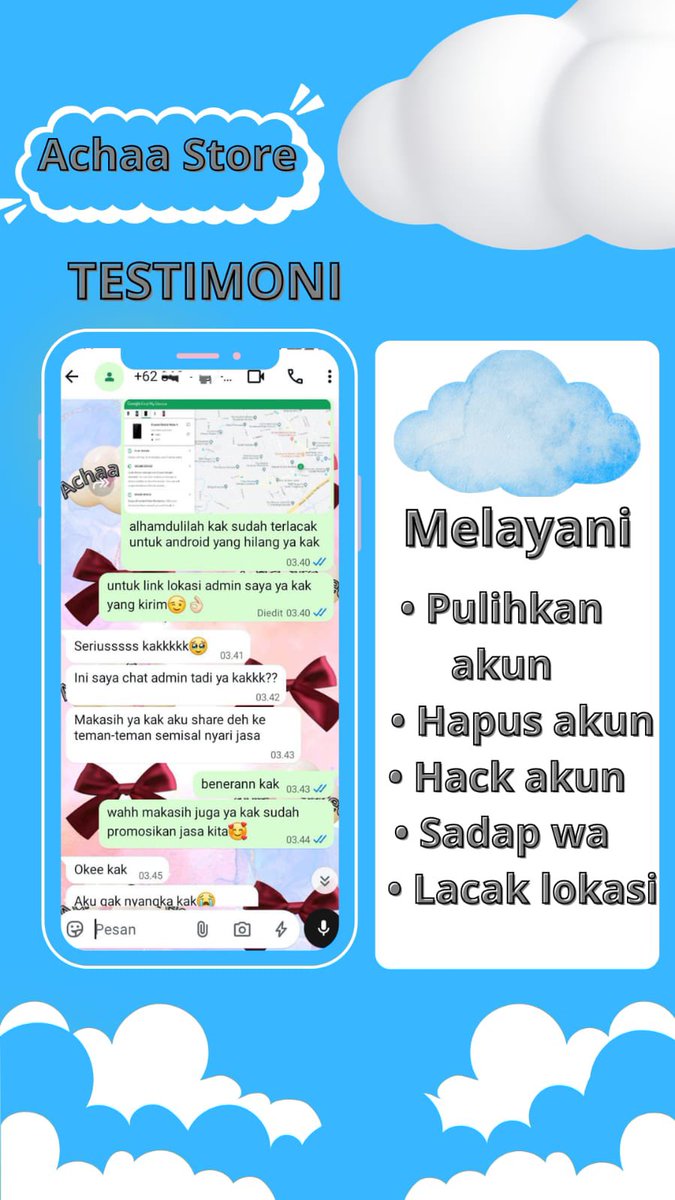 osatruj's tweet photo. All JASA❕

💭jasa hapus akun
💭jasa pemulihan &amp; balikin akun lupa pasword/ke hack
💭jasa lacak lokasi
💭jasa sadap wa
💭jasa lacak hp hilang by no hp/imei/akun
💭jasa hack/pemulihan akun (email,ig,wa,twiter/x, fb,tiktok)

fast proses langsg ke wa dibio ya…❗️ https://t.co/i0gOha9J6n