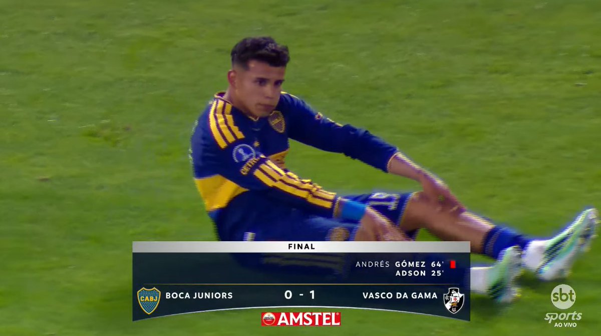 CentralDoBrega's tweet photo. FIM DE JOGO!!!!!!!!!!!!

o Vasco da Gama vence o Boca Juniors dentro da LA BOMBONERA! 

BOCA JUNIORS 0 X 1 VASCO!

Resultado HISTÓRICO!

📸 SBT https://t.co/PA8zzJJ5ok